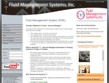 Tablet Screenshot of fluidmanagementsystem.com
